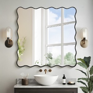 Beautyolove Rectangle Aluminum Alloy Framed Wall Mirror Decorative Wall Mirror - 1 of 4
