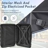 3 Pieces Suitcase Set, Portable Lightweight Hardshell Travel Luggage With TSA Lock &  Spinner Wheel For Travel, Business (20''24''28'') - 4 of 4