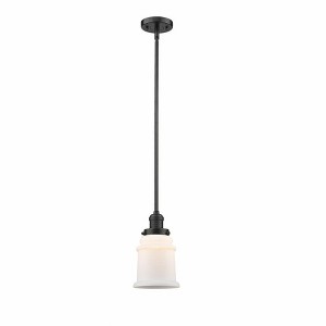 Canton - 1 Light Stem Hung Mini Pendant In Industrial Style-10 Inches Tall and 6.5 Inches Wide - 1 of 1
