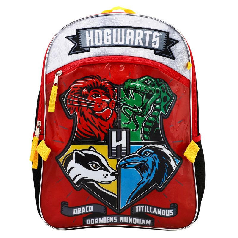 Harry Potter Backpack Hogwarts Houses 5-Piece Backpack Bag Set, 2 of 7
