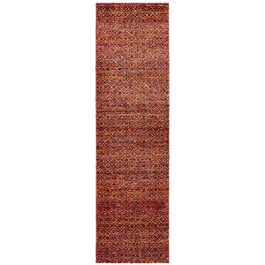 Oriental Weavers Atlas 8048K Red/ Rust Indoor Area Rug - 2'6" x 12' - 1 of 3