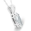 Pompeii3 1/2ct Fancy Marquise Diamond Solitaire Pendant 14K White Gold - 2 of 3