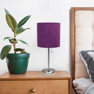 Creekwood Home Contemporary Bedside Table Lamps with USB Port - 1 of 4