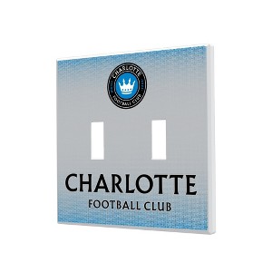 MLS Eastern Conference Teams Linen Hidden-Screw Light Switch Plate for Double Toggle - 1 of 4