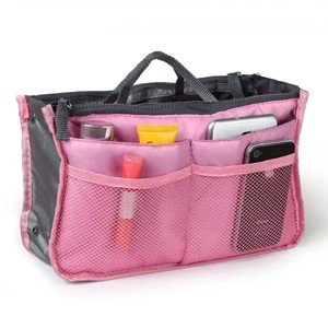 Women Lady Travel Insert Handbag Organiser Makeup Bags Toiletry Purse Liner w/Hand Strap - 1 of 4