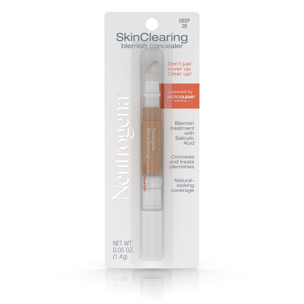 UPC 086800438717 product image for Neutrogena Skin Clearing Blemish Concealer with Salicylic Acid- 20 Deep - 0.05oz | upcitemdb.com