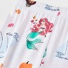 Toddler Girls' 2pc Disney Princess Long Sleeve Halloween Viscose Snug Fit Pajama Set - White - 4 of 4