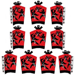 Big Dot of Happiness Karate Master - Table Decorations - Martial Arts Birthday Party Fold and Flare Centerpieces - 10 Count - 1 of 4
