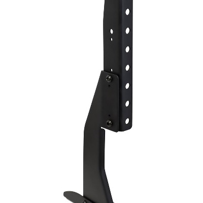 Adjustable Black Steel Universal Tabletop TV Stand for 32"-60" TVs