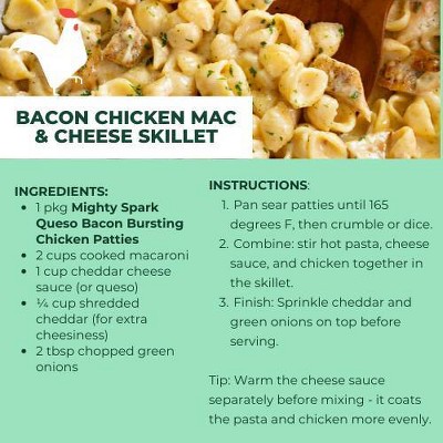 Mighty Spark Food Co. Bacon Bursting Chicken Patties - 8oz/2ct
