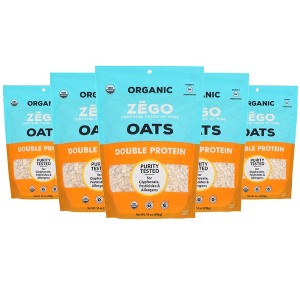 Zego Double Protein Oats - Case of 5/14 oz - 1 of 4