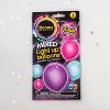 5ct illooms LED Light Up Mixed Solid Balloon: Multicolor Latex for Birthday Parties, Includes Batteries, Ages 8+ - 2 of 4