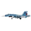 Sukhoi Su-27K Sea Flanker Fighter Aircraft "Aircraft Carrier Admiral Kuznetsov"  Russian Navy 1/72 Diecast Model by Hobby Master - 3 of 4