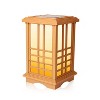 15.6" Solar Zen LED Outdoor Lantern Amber/White Light - Techko Maid: Waterproof, Garden, Patio Lighting - 2 of 2