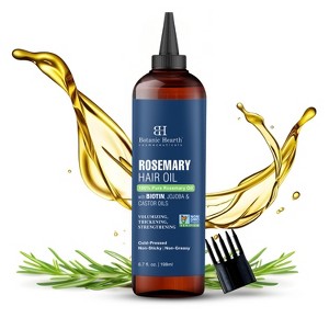 Botanic Hearth 100% Pure Rosemary Hair Oil For Hair Growth Infused With Biotin - 6.7 fl oz - 1 of 4