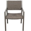 Courtyard Casual Venice Dining Chair - Hyacinth Weave Alum frame in powder coating  Price is for a Pack of 2 - 4 of 4