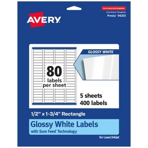 Avery Rectangle Labels with Sure Feed, .5" x 1.75" - 1 of 4