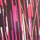 pink burst rain print