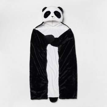 Panda Sensory Friendly Kids' Hooded Blanket - Pillowfort™