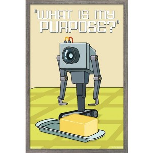 Trends International Rick And Morty - Butter Bot Framed Wall Poster Prints - 1 of 4