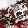 Christmas Duvet Cover, Soft Brushed Microfiber Comforter Cover Sets, Printed Holiday Theme Bedroom Decorative Bedding - 4 of 4