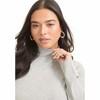 June + Vie by Roaman's Women's Plus Size Ribbed Mock Neck Top - 4 of 4