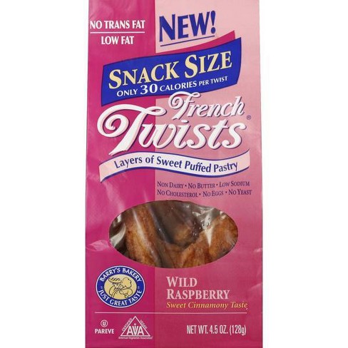 Barry S Bakery Vegan French Twists Wild Raspberry 4 5oz Target