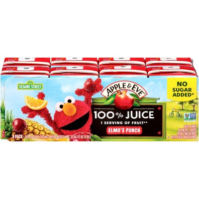 Apple & Eve Sesame Street Elmo's Punch Fruit Juice - 8pk/125ml: 100% Juice