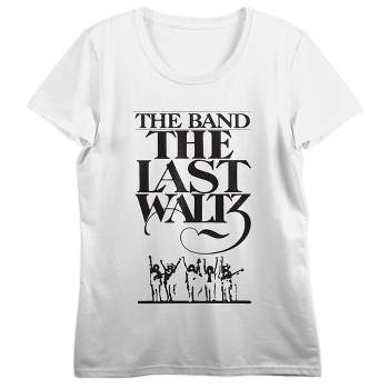 The Band The Last Waltz Crew Neck Short Sleeve White Women’s T-shirt