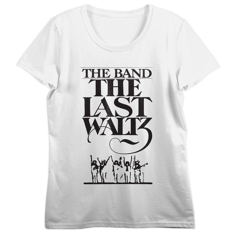 The Band The Last Waltz Crew Neck Short Sleeve White Women's T-shirt, 1 of 3