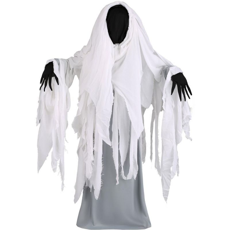 HalloweenCostumes.com Kid's Spooky Ghost Costume, 1 of 3