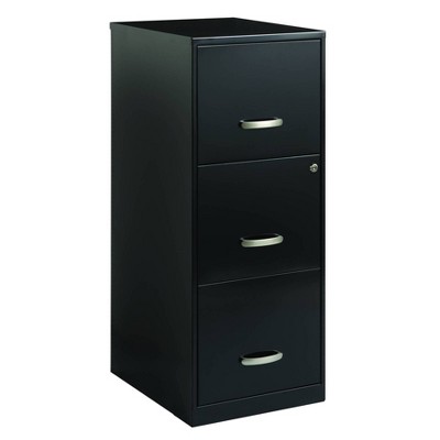 Hirsh Industries Space Solutions File Cabinet 3 Drawer - Black