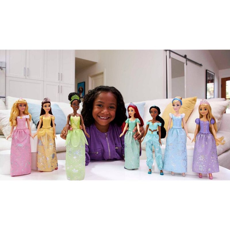 Disney Princess Story Sparkle Princess Doll 7-Pk Gift Set, 2 of 7