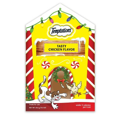 Temptations Chicken Holiday Cat Treats - 16oz