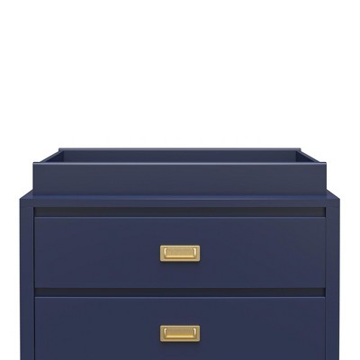 Little Seeds Monarch Hill Haven Changing Table Topper for Dresser, Navy