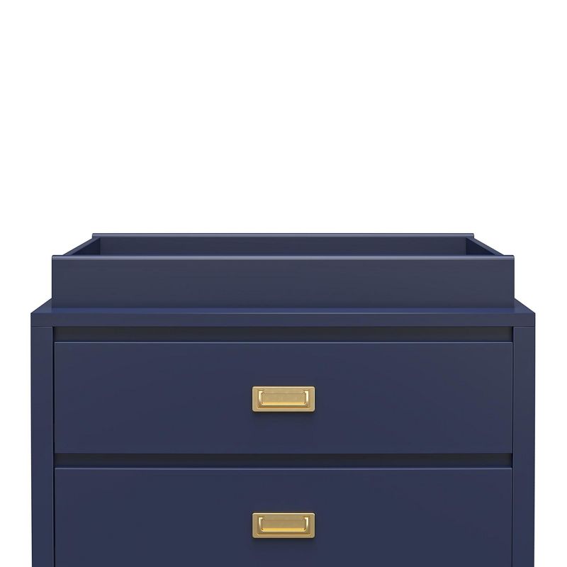 Little Seeds Monarch Hill Haven Changing Table Topper for Dresser, Navy, 1 of 5