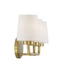 Savoy House Capra 3 - Light Vanity in  Warm Brass - 3 of 4