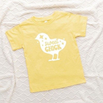 The Juniper Shop Sweet Chick Chick Toddler Short Sleeve Tee