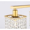 Elegant Lighting Phineas 3 light Brass and Clear Crystals wall sconce - 3 of 4