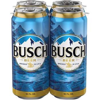 Busch Beer - 4pk/16 fl oz Cans