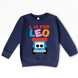 Leo the Truck L is for Leo  - Toddler Graphic Sweatshirt - 1 of 3