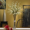 Nearly Natural Cherry Blossoms with Vase Artificial Flower Arrangement, White - 4 of 4
