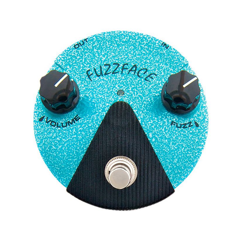 Dunlop Jimi Hendrix Fuzz Face Mini Turquoise Guitar Effects Pedal, 1 of 2