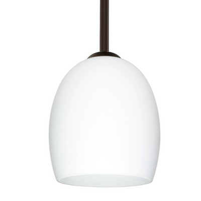 Besa Lighting Lucia 1 - Light Pendant in  Bronze