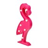 Northlight 11.75" Battery Operated LED Lighted Flamingo Marquee Sign - Pink - 3 of 4