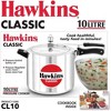 Hawkins Classic 10L Aluminum Pressure Cooker: 1-Year Warranty, Locking Lid, Cool Touch Handle, Hand Wash, Silver - 2 of 3