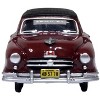 1950 Nash Rambler Custom Landau Convertible (Closed) Sunset Maroon w/Black 1/87 (HO) Scale Diecast Model Car by Oxford Diecast - 3 of 4