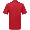 Men's Short Sleeve Henley Polo Shirt with Contrast-Trim - 3 of 4