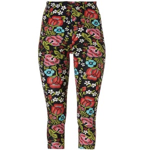 ellos Plus Size Knit Capri Leggings - 1 of 4