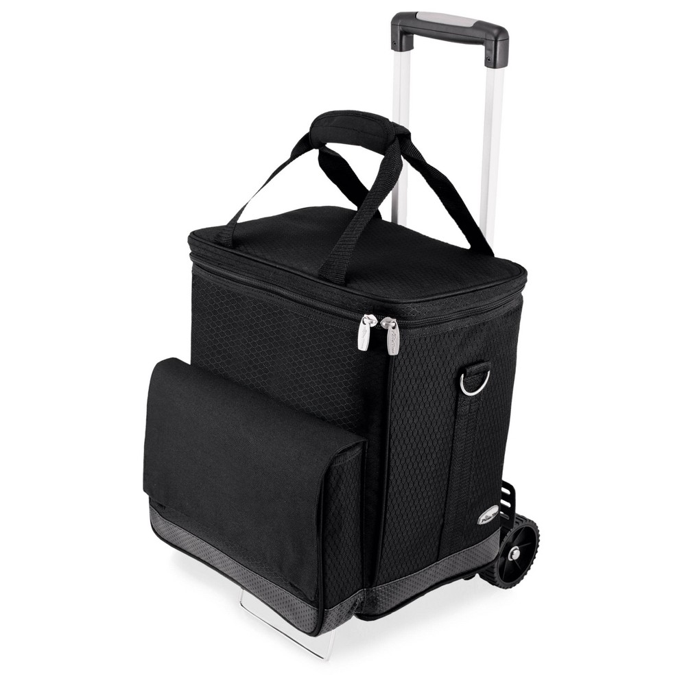 Photos - Fridge Legacy Cellar 6-Bottle Wine Carrier and Cooler Tote with Trolley - Black/G 